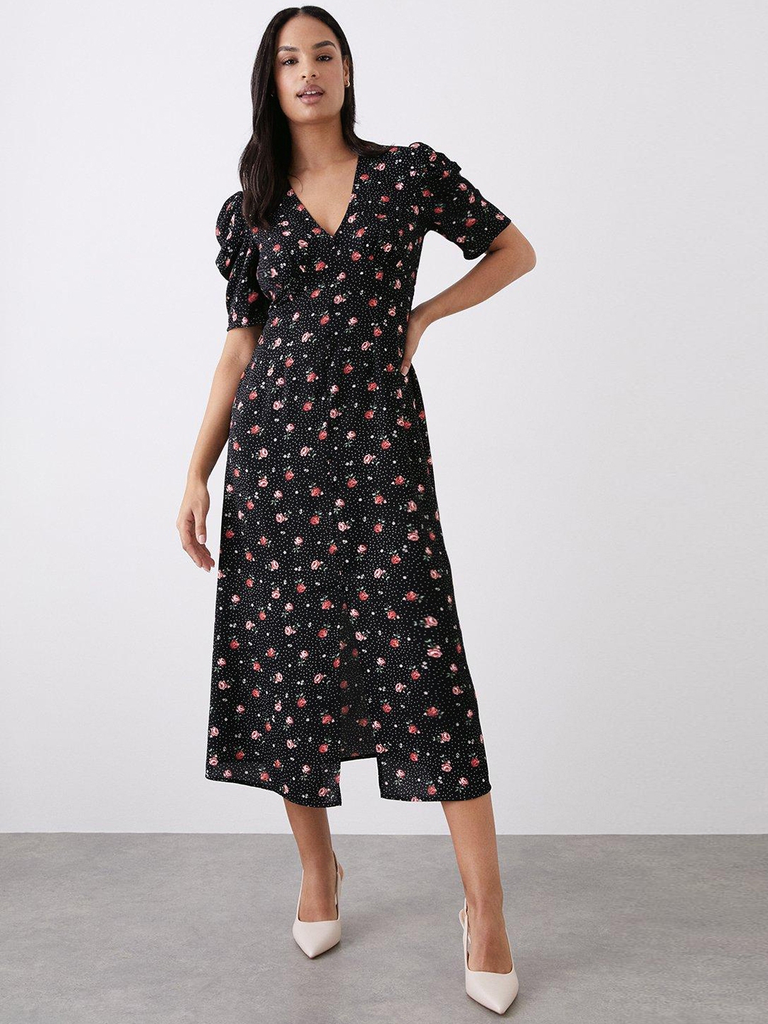 Dorothy perkins button dress shop