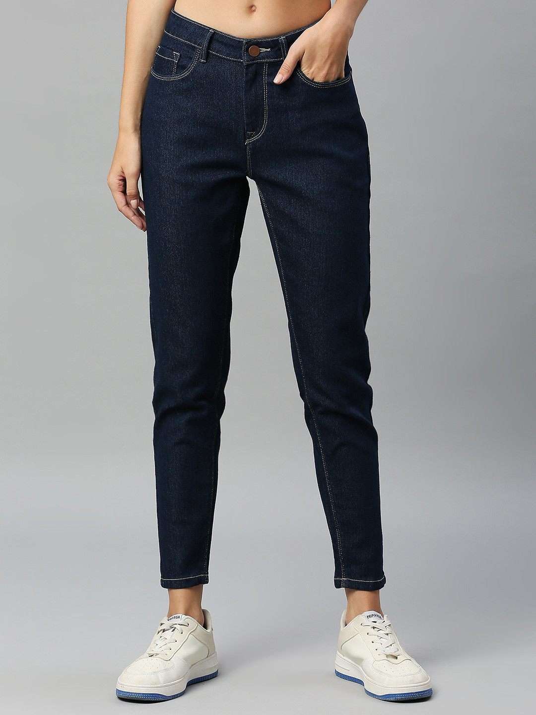 Harvard Women Skinny Fit Clean Look Stretchable Jeans