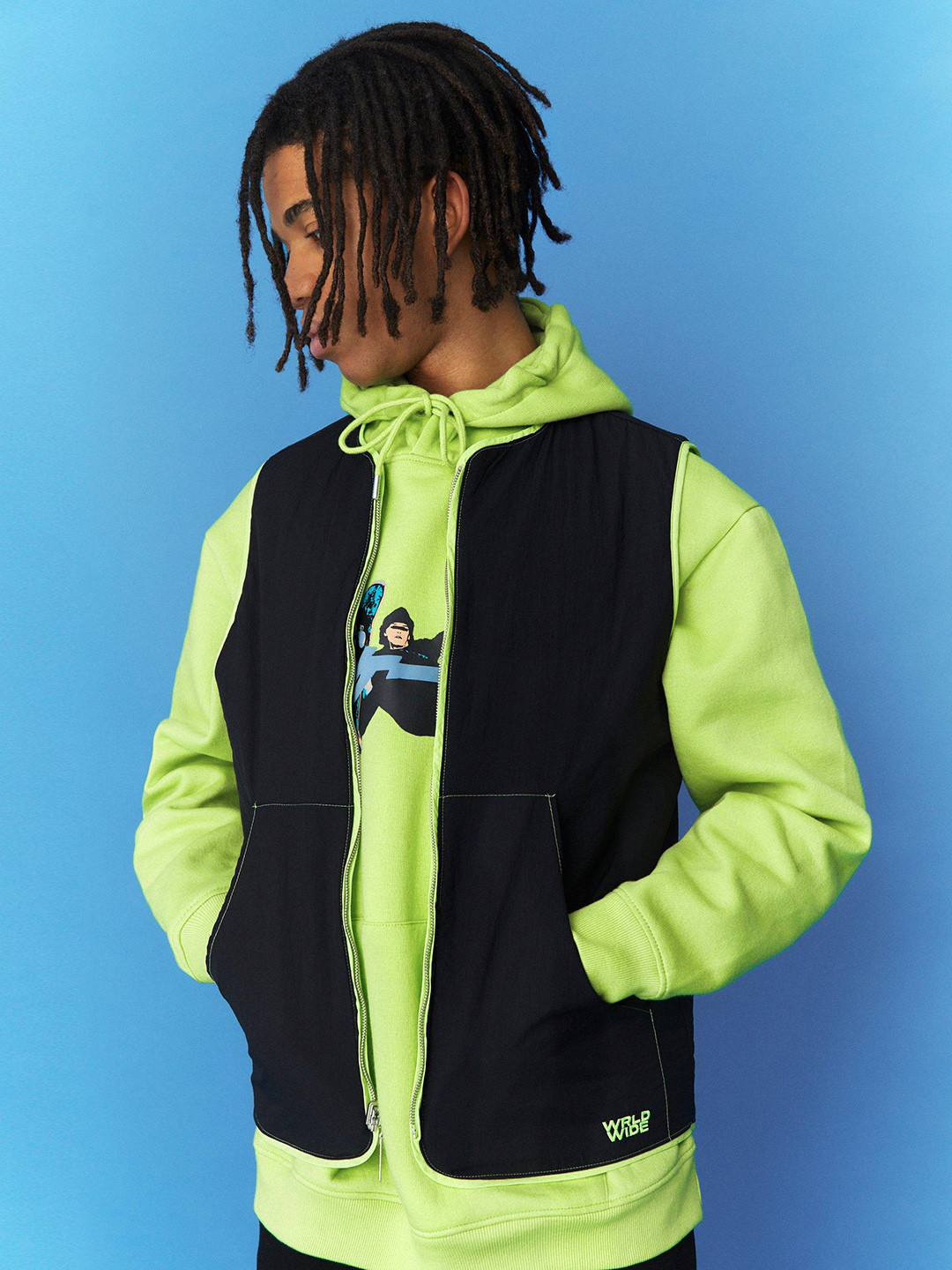 boohooMAN Reversible Padded Gilet Jacket