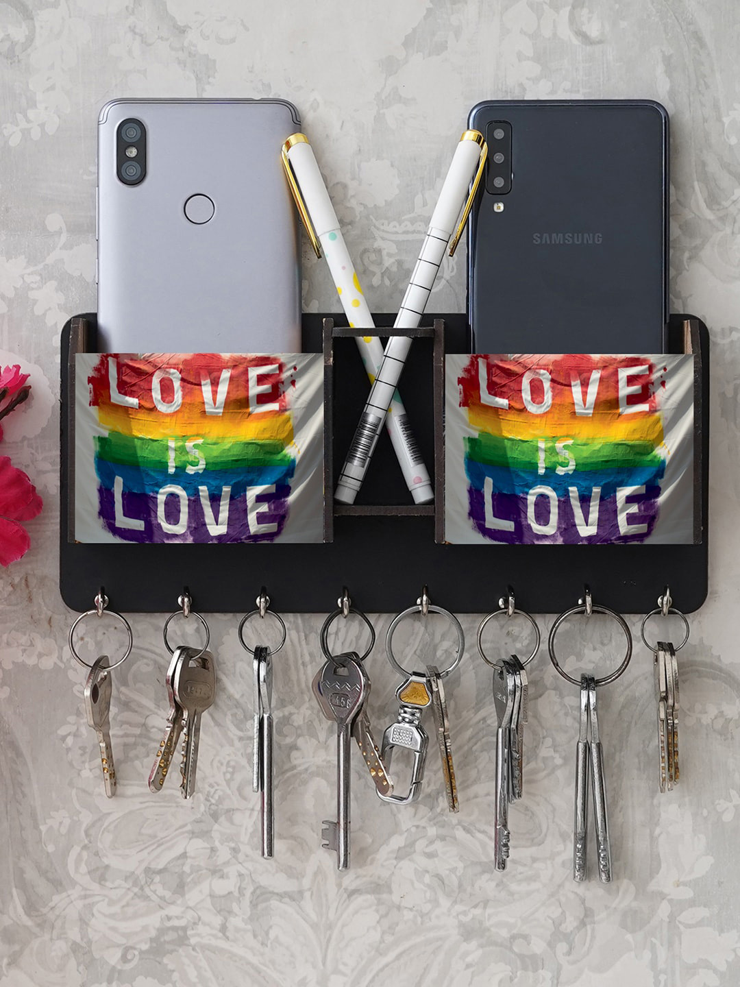 CAPIO ART Brown Wood Key Holders