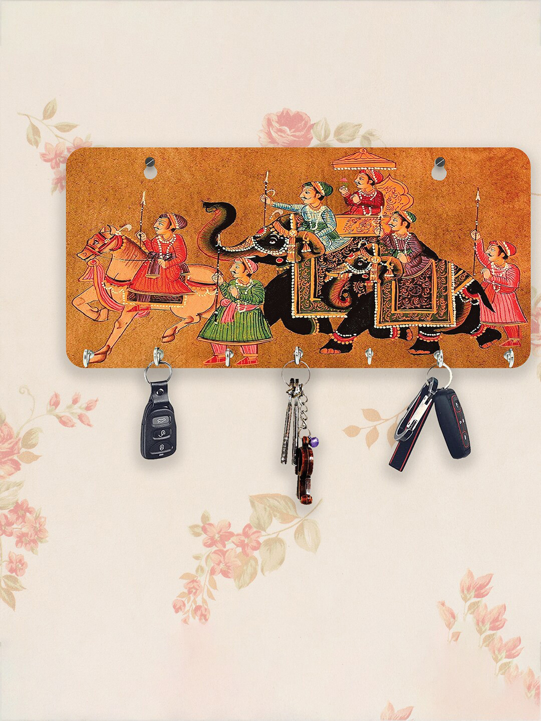 CAPIO ART Brown & Beige Multipurpose Key Holder