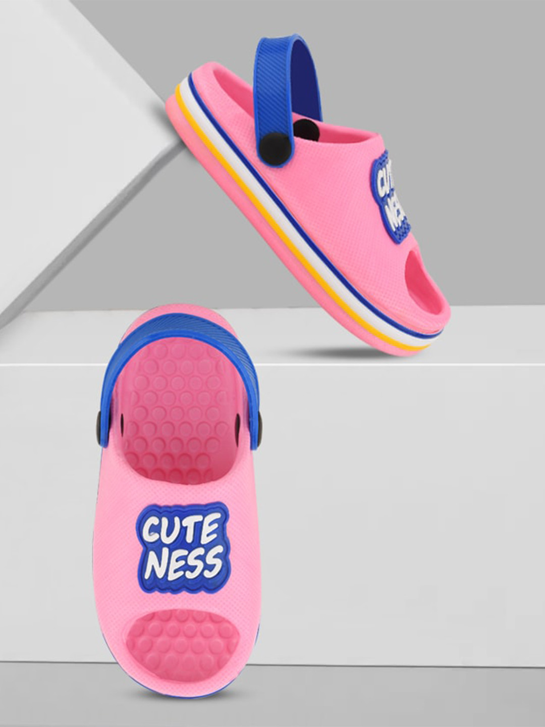 Smartots Kids Textured Open Toe Croslite Clogs