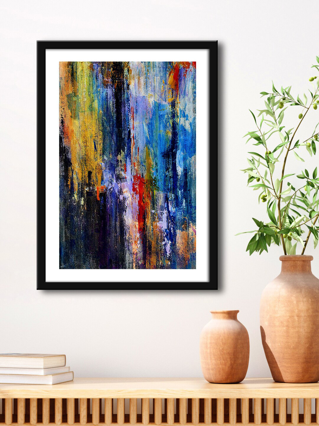 999Store MDF Wall Rectangle Paintings Wall Art -23.62 x 15.74 In