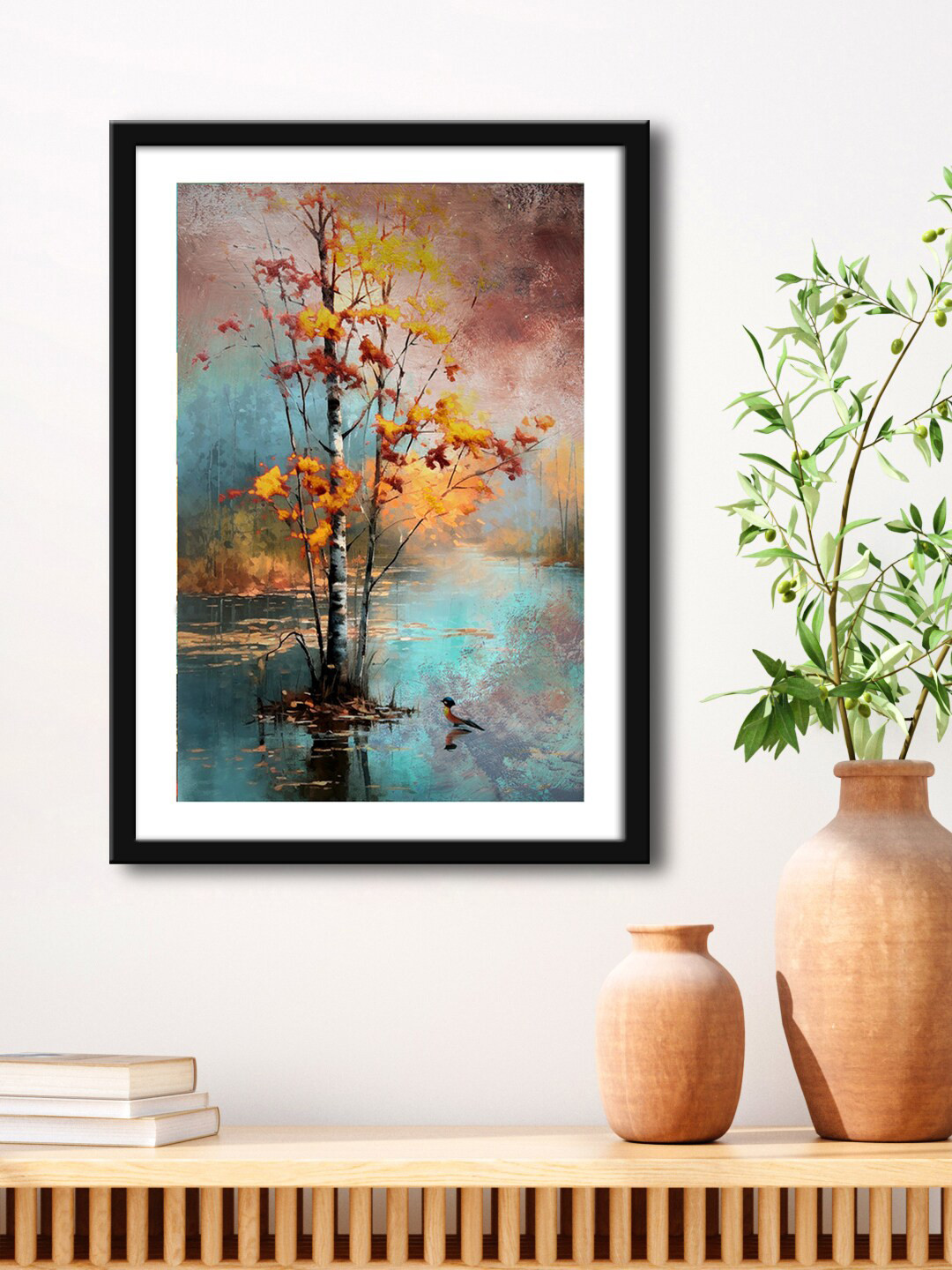 999Store MDF Wall Rectangle Paintings Wall Art -23.62 x 15.74In