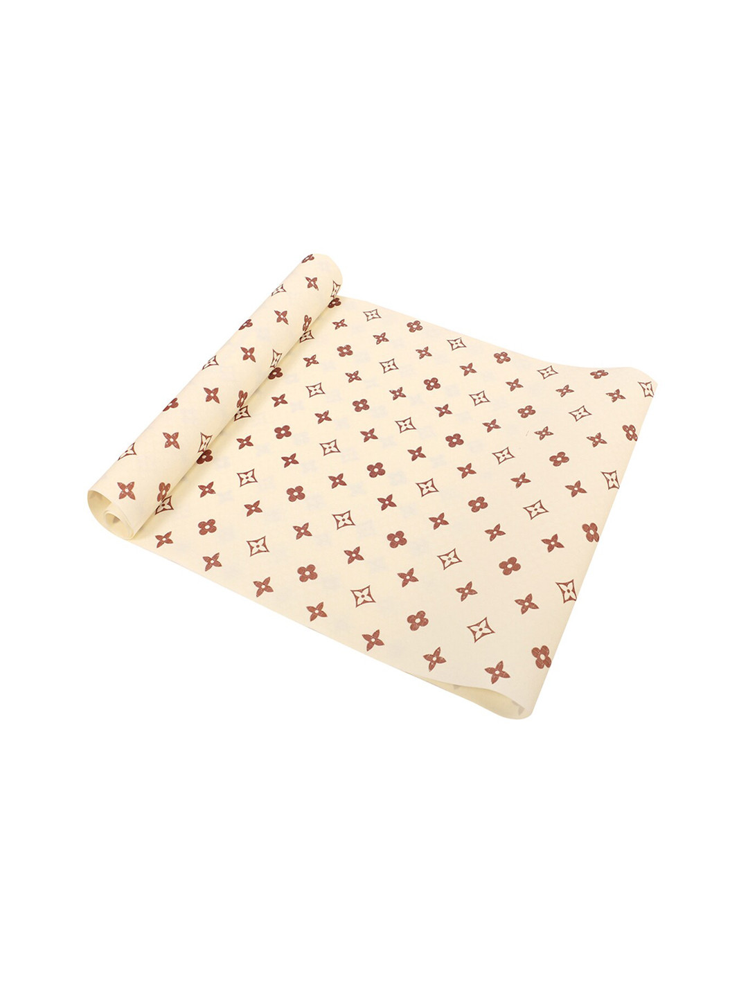 Kuber Industries Cream Printed Kitchen Cabinet Shelf Mat