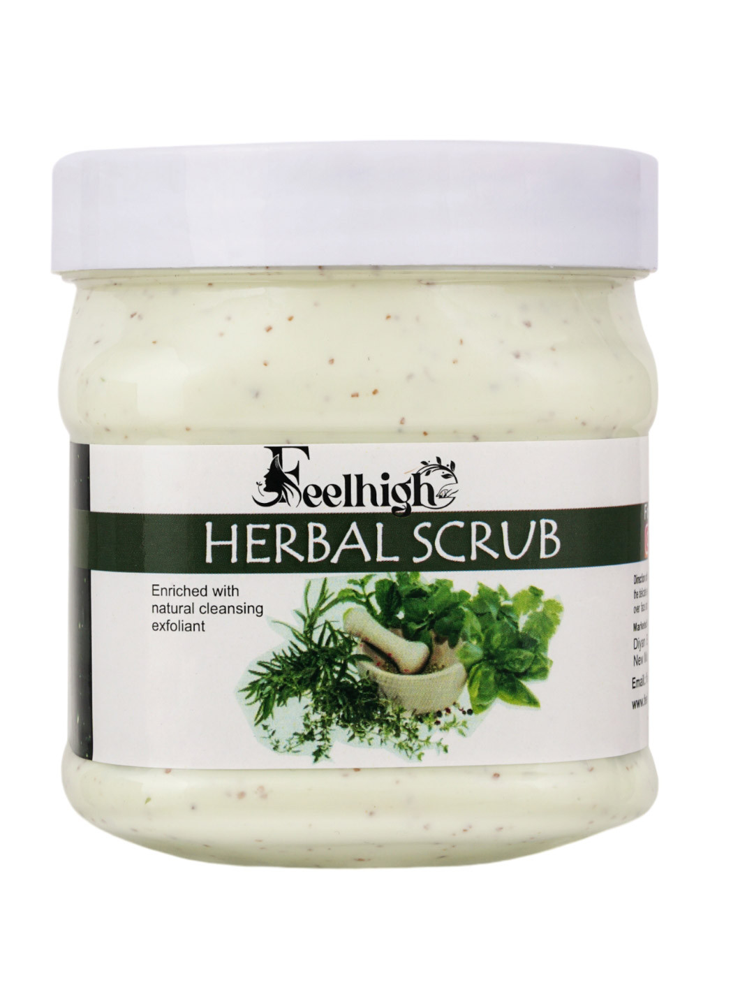 FEELHIGH Herbal Facial Scrub Stimulates Blood Circulation - 500ml