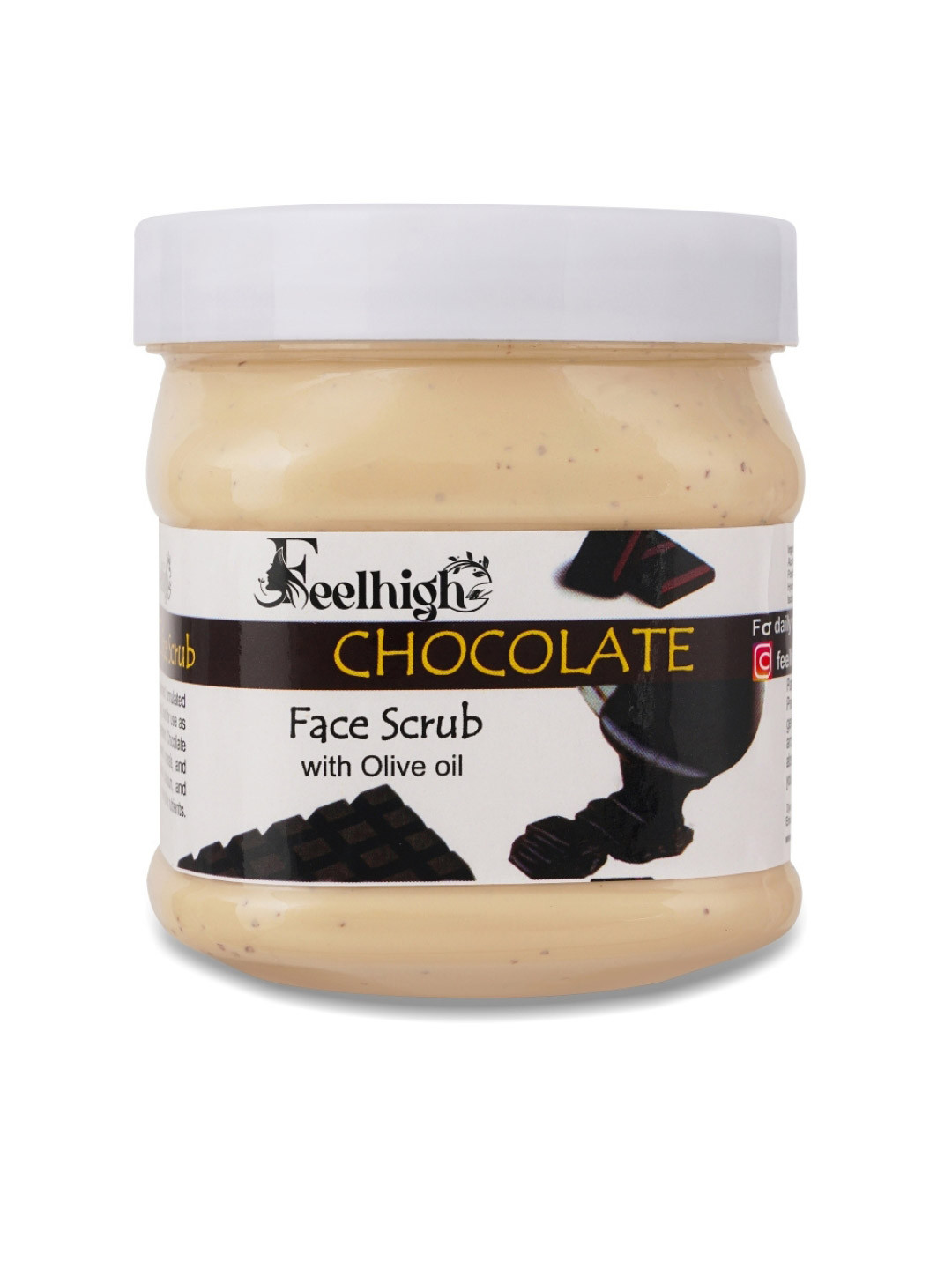FEELHIGH Chocolate Facial Scrub For Skin Smoothing - 500ml