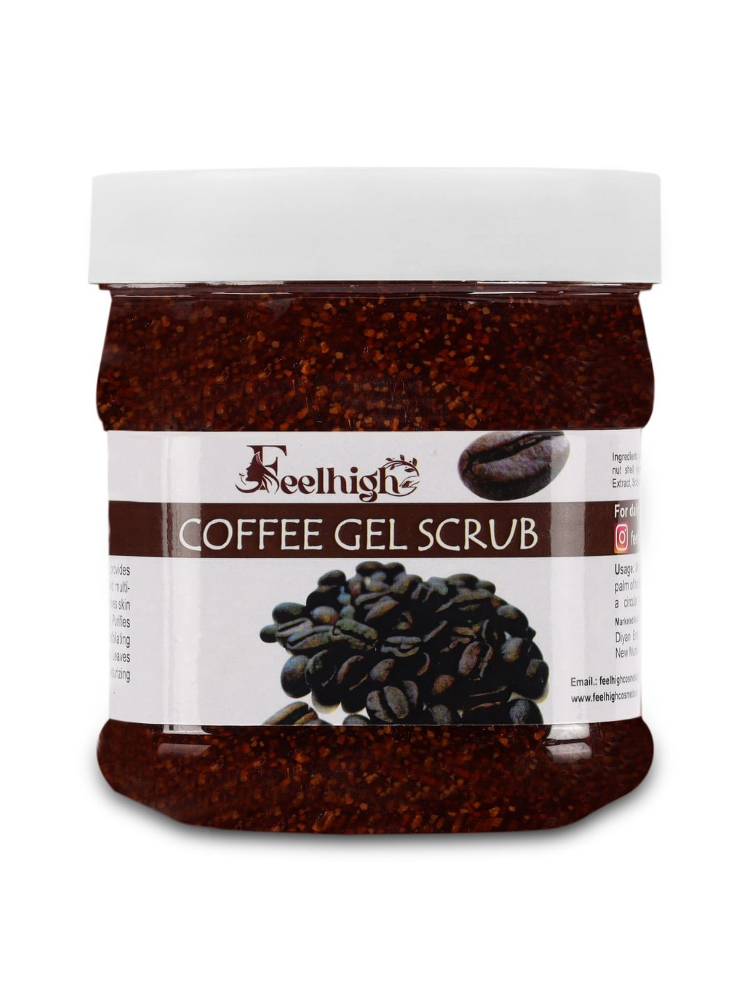 FEELHIGH Coffee Gel Scrub For Younger Looking Skin - 500ml