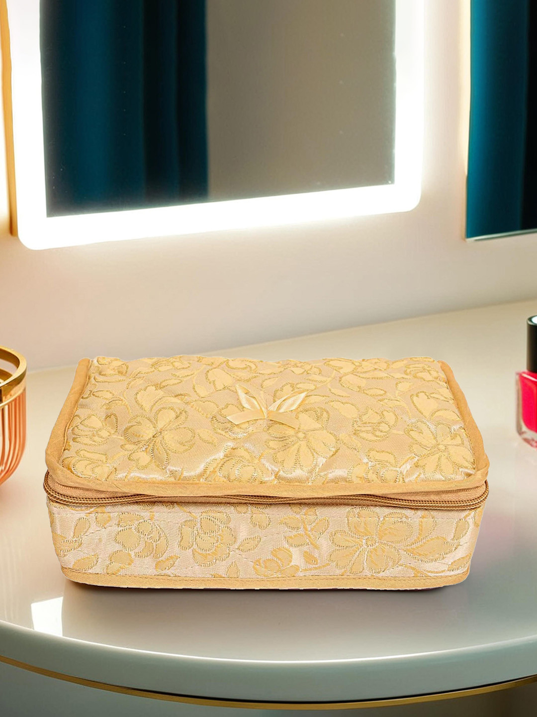 Kuber Industries Pink & Blue Multipurpose Organizer