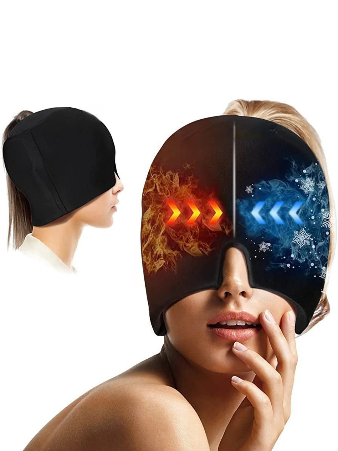 WBC WorldBeautyCare Migraine Relief Cap - Black