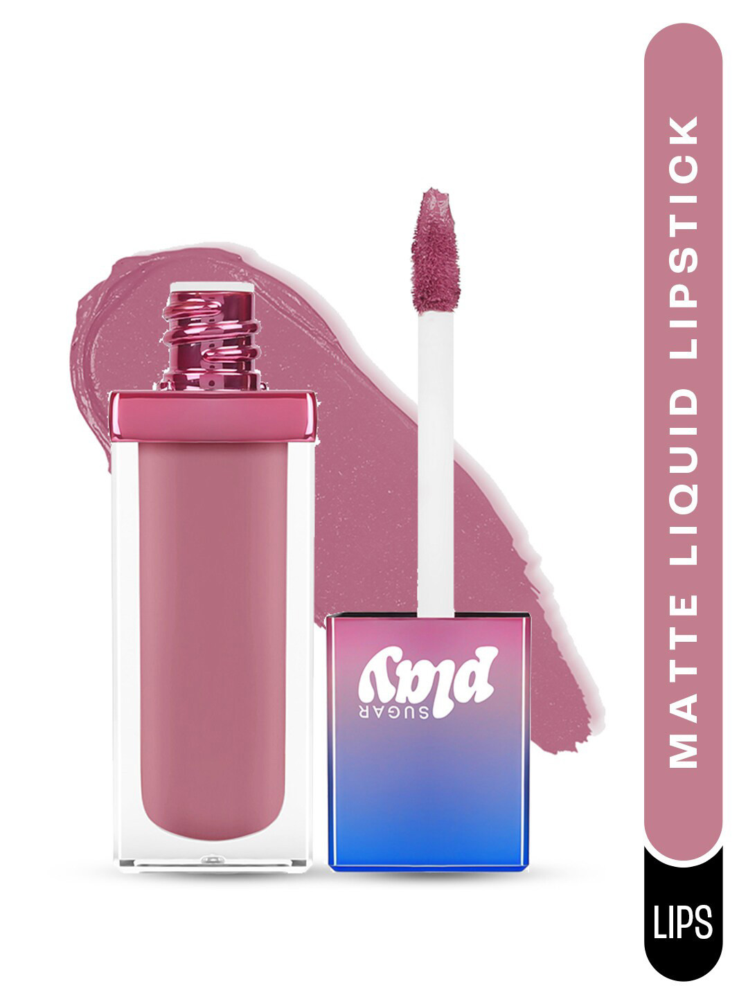 SUGAR Play Vibe Check Long Lasting Liquid Lipstick 4.5ml - 04 Stan - Rose Pink