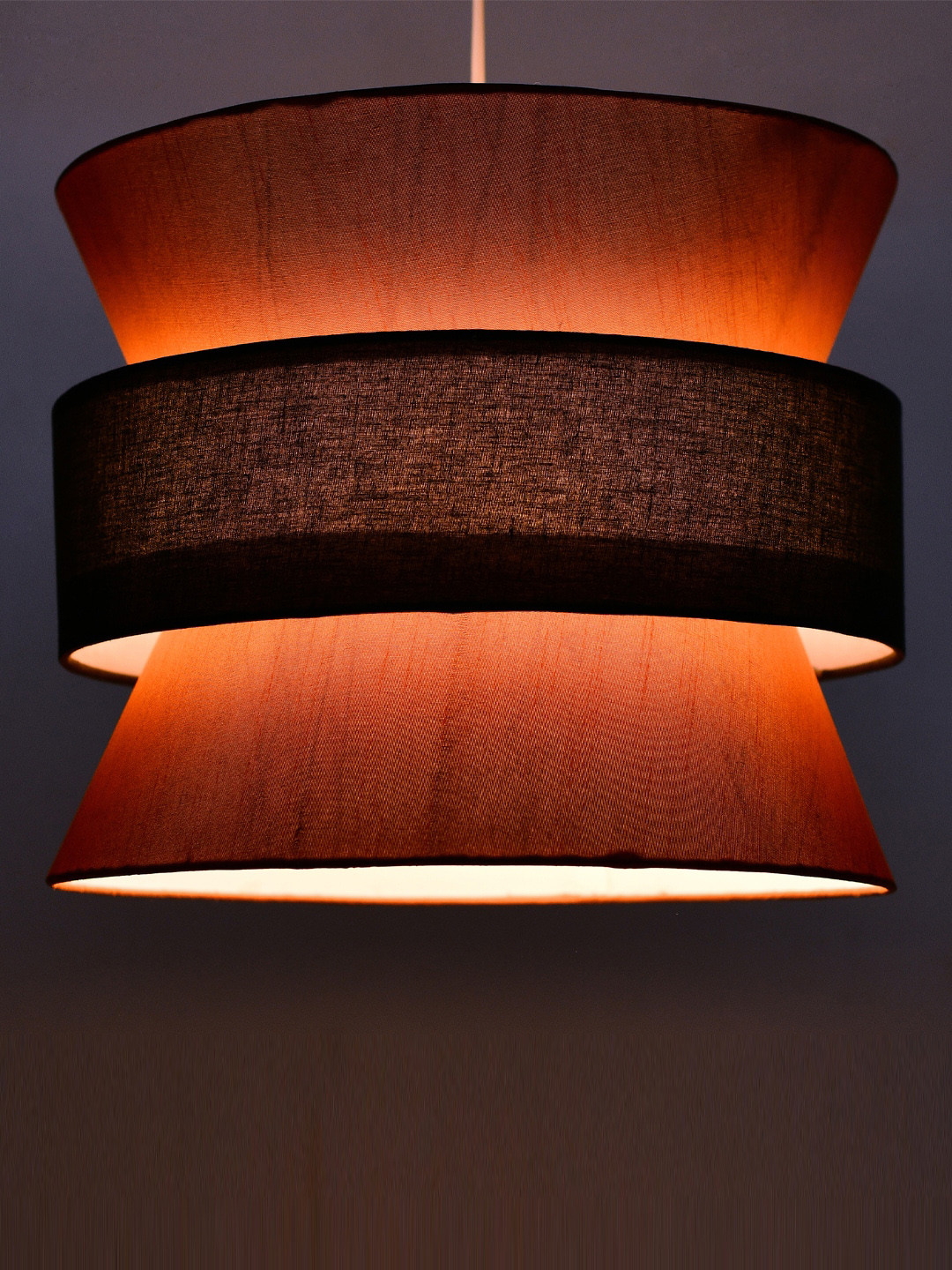 Decazone Black & Rust Decazone Echelon Chandelier Drop Pendant Hanging Ceiling Lamp