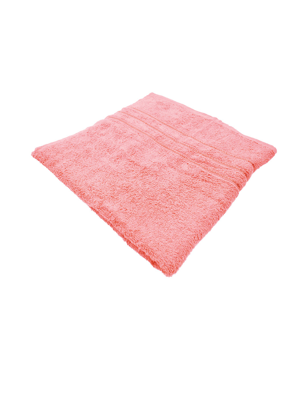 BOMBAY DYEING Flora Peach-Colored 400 GSM Pure Cotton Bath Towel