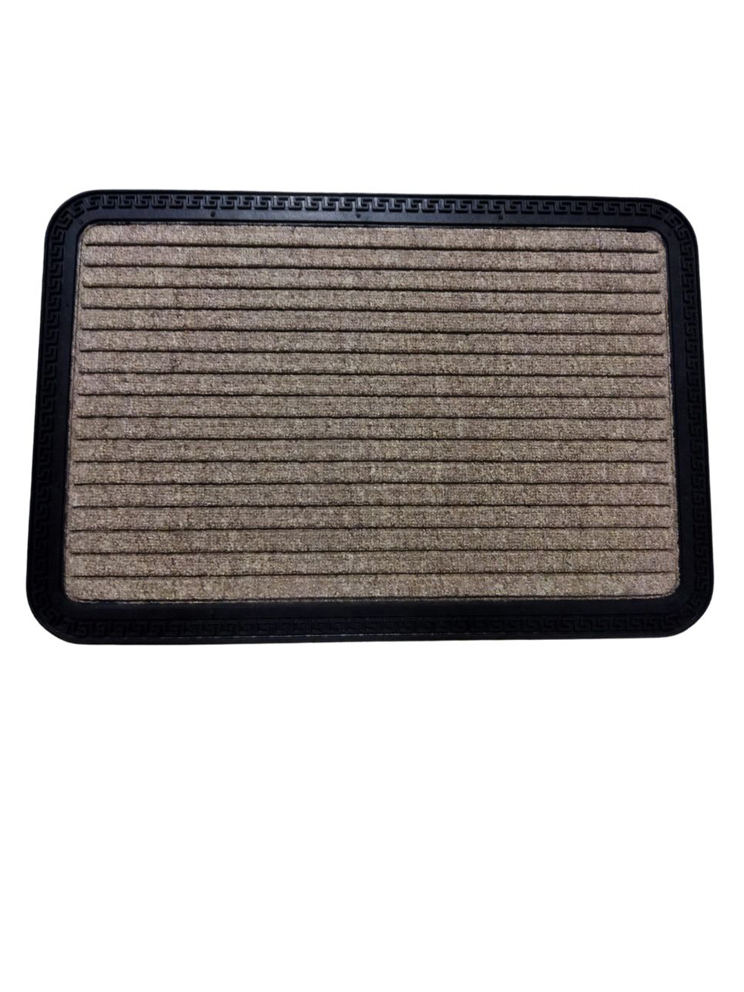 Black Gold Beige 2-Pieces Anti Slip Outdoor Mat