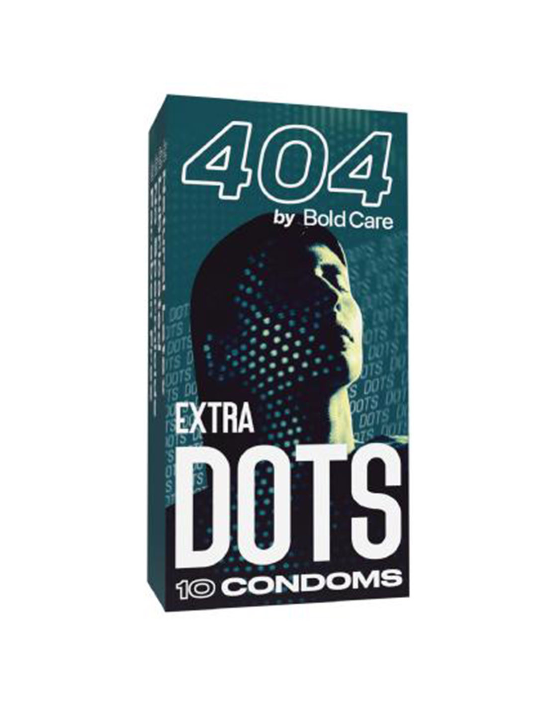 Bold Care 404 Extra Dots Thin Condoms with Disposable Pouches - 10 Pcs
