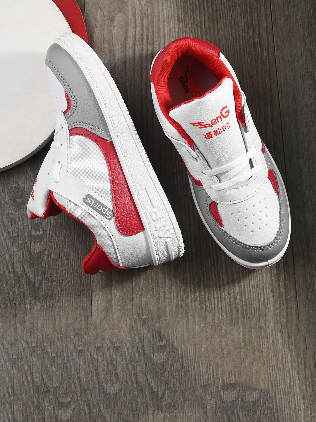 BIRDE ZenG Boys Colourblocked Comfort Insole Basics Sneakers