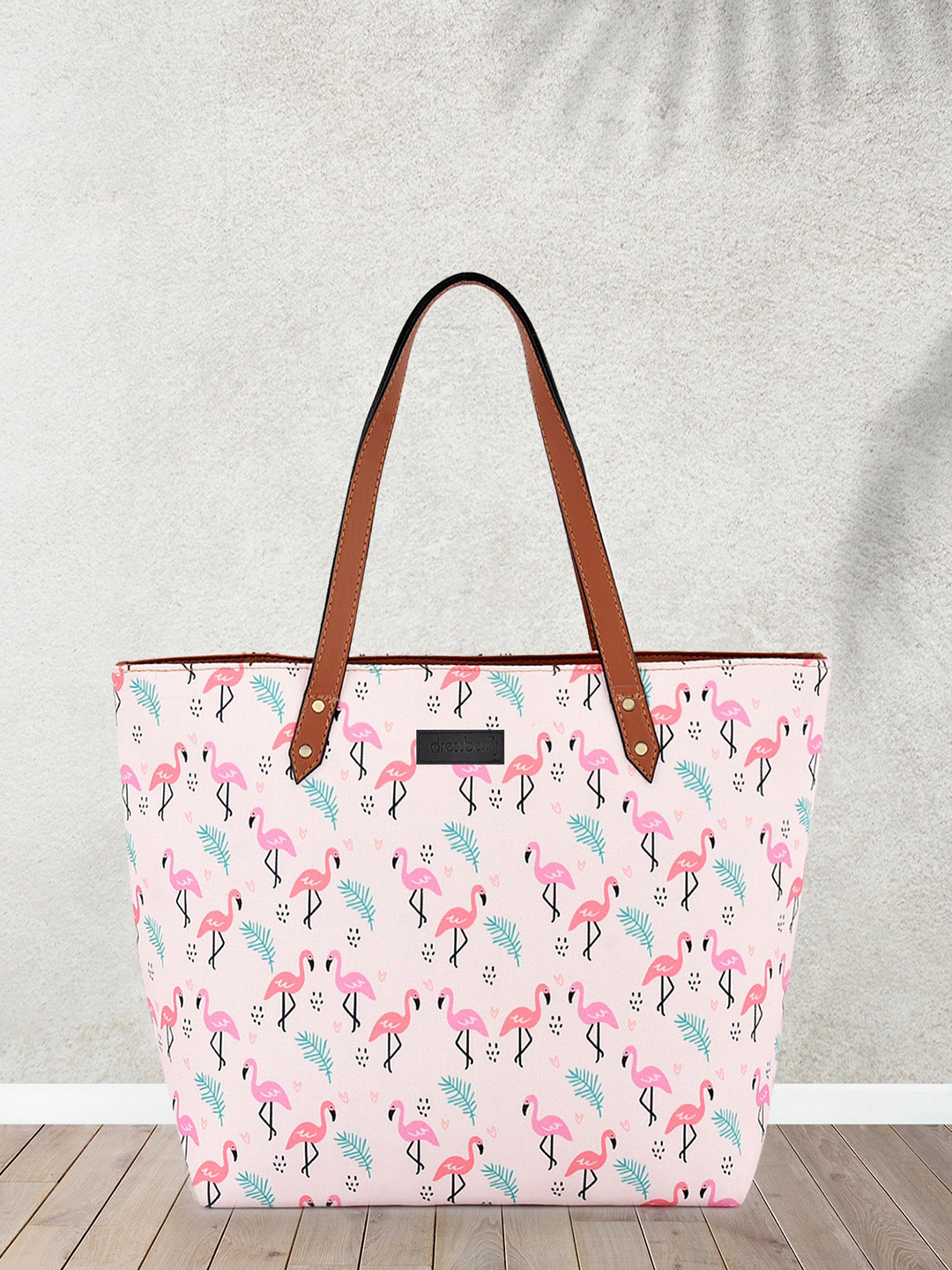 DressBerry Conversational Printed Oversized Shopper Tote Bag