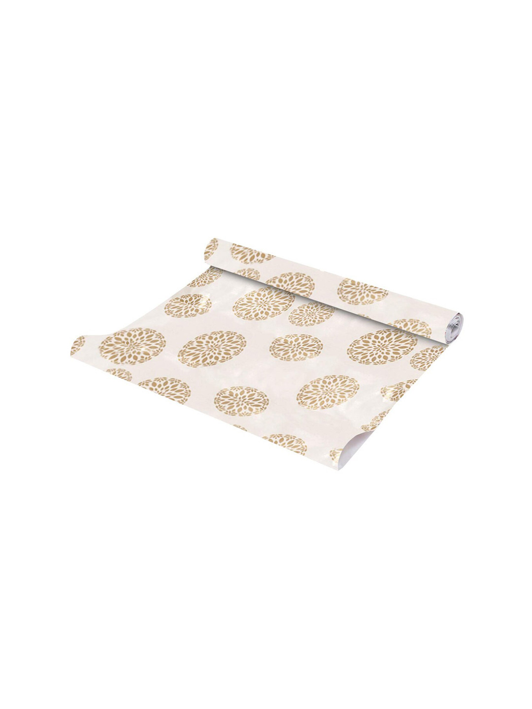 Kuber Industries White Printed Drawer Shelf Mat