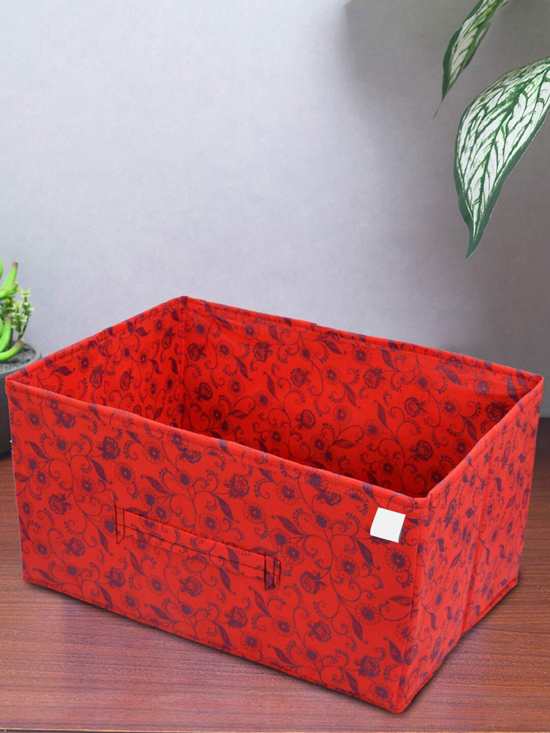 Kuber Industries Red Non Woven Fabric Saree Organizer