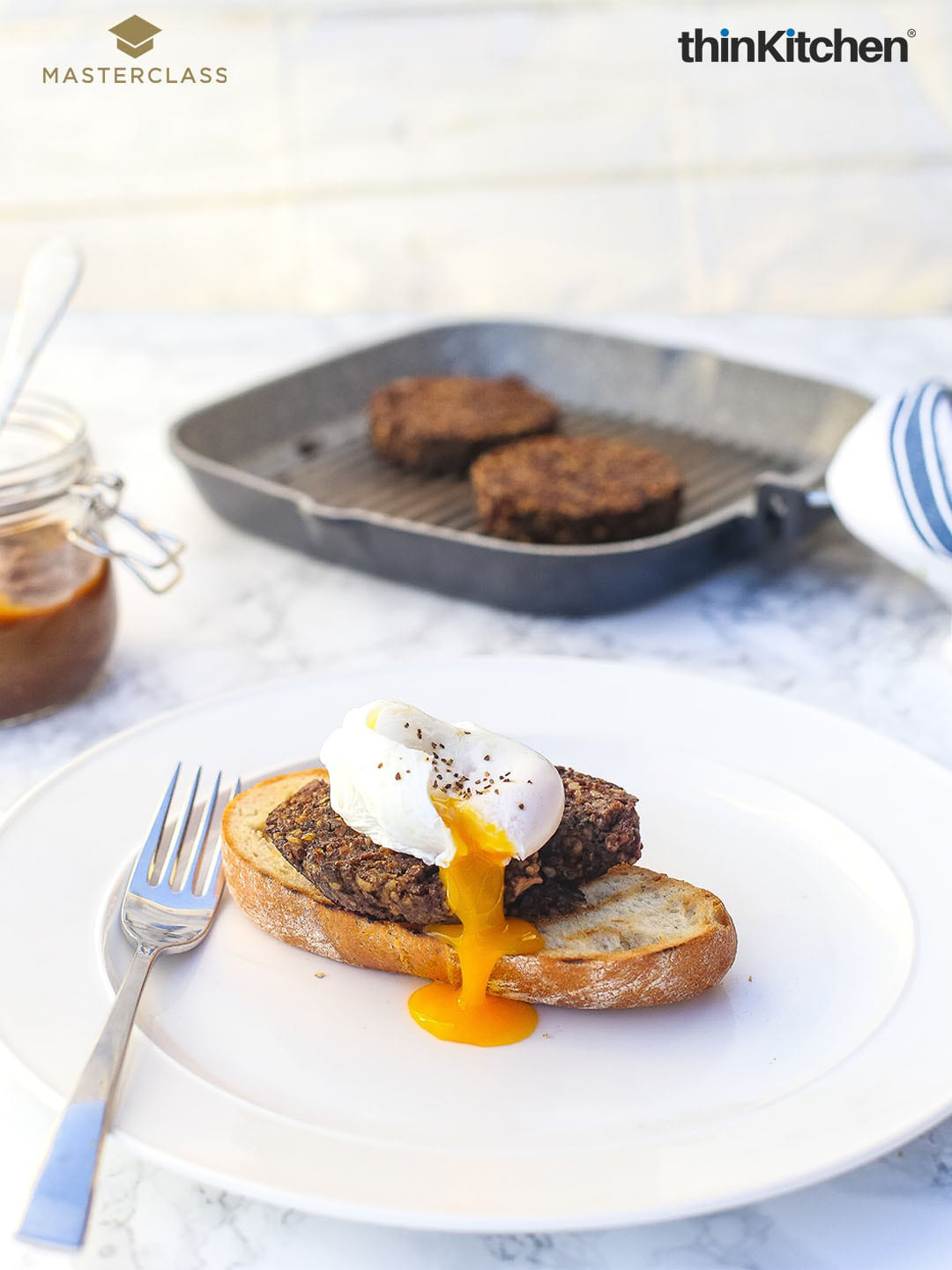 MasterClass Grey Aluminium Grill Pan