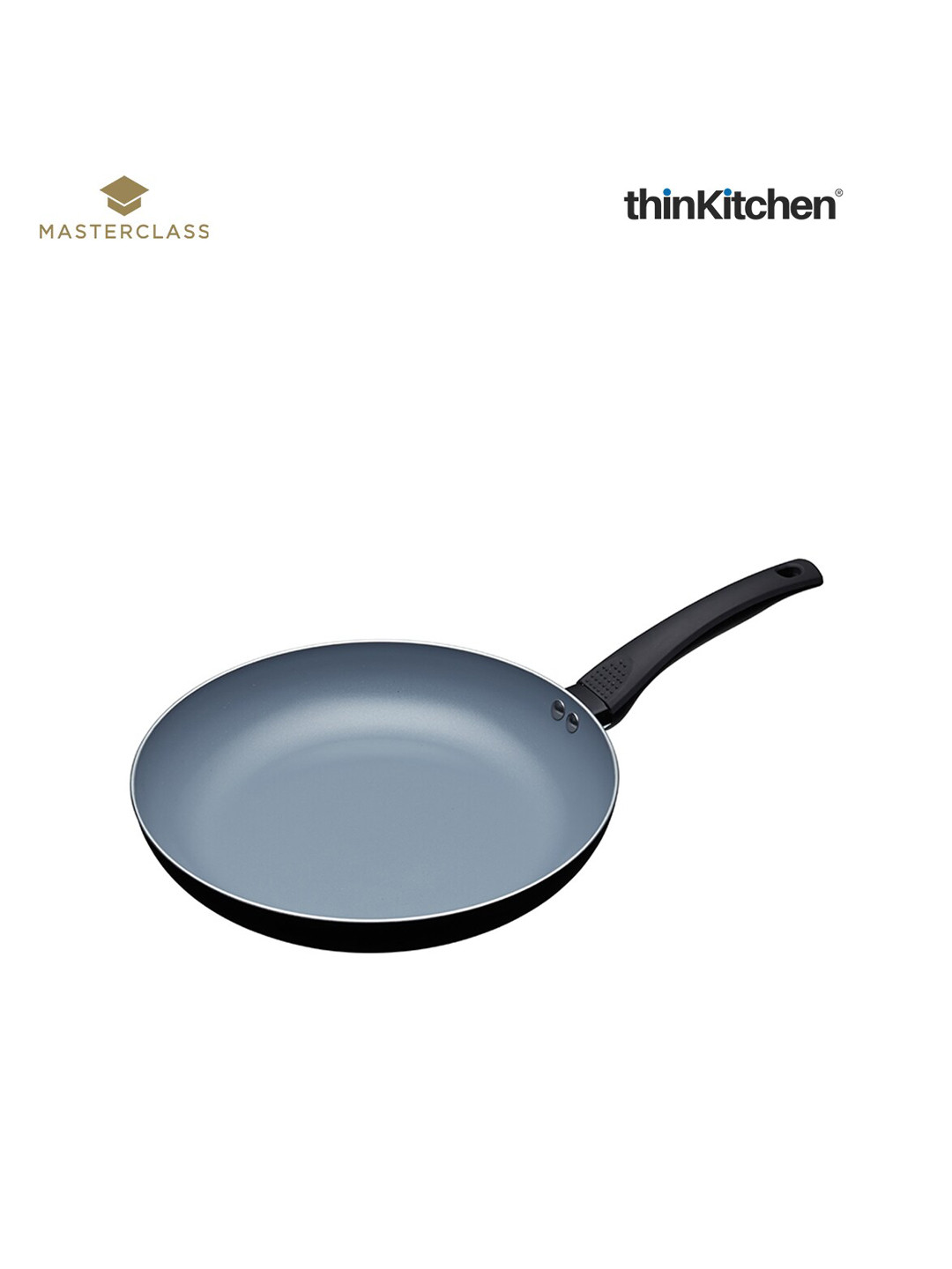 MasterClass Eco Black Aluminium Frying Pan