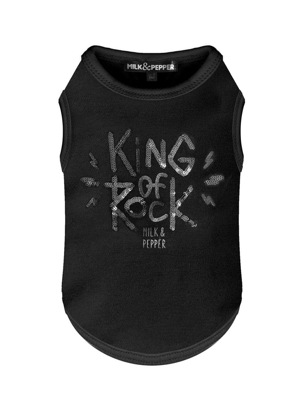 Milk & Pepper Black Darren Dog Tshirts