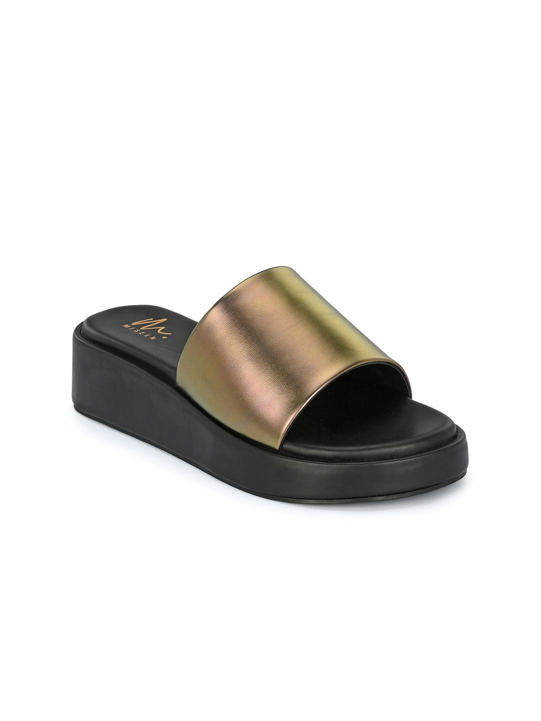 MISEEN Open Toe Flatform Heels