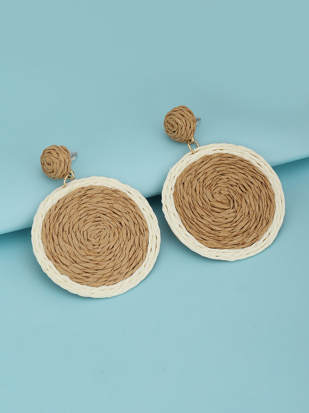 Carlton London Circular Drop Earrings