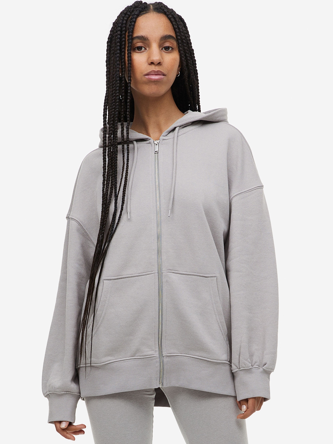 Oversized zip hoodie women's outlet
