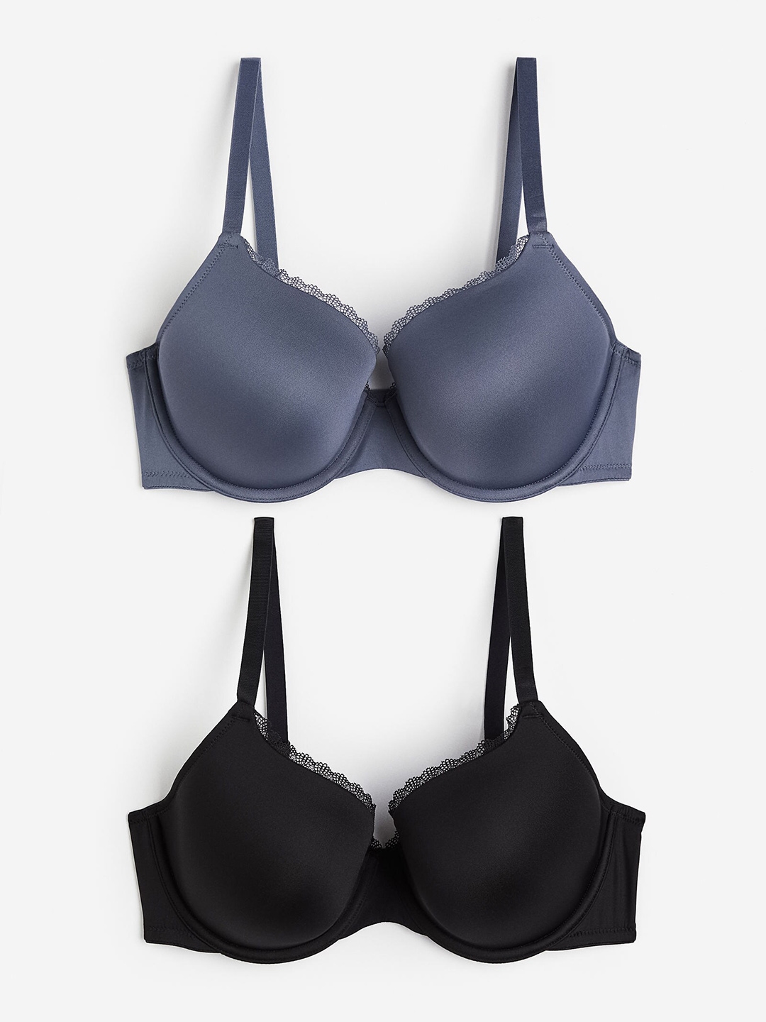 Buy H&M 2 Pack Padded Underwired Microfibre Bras - Bra for