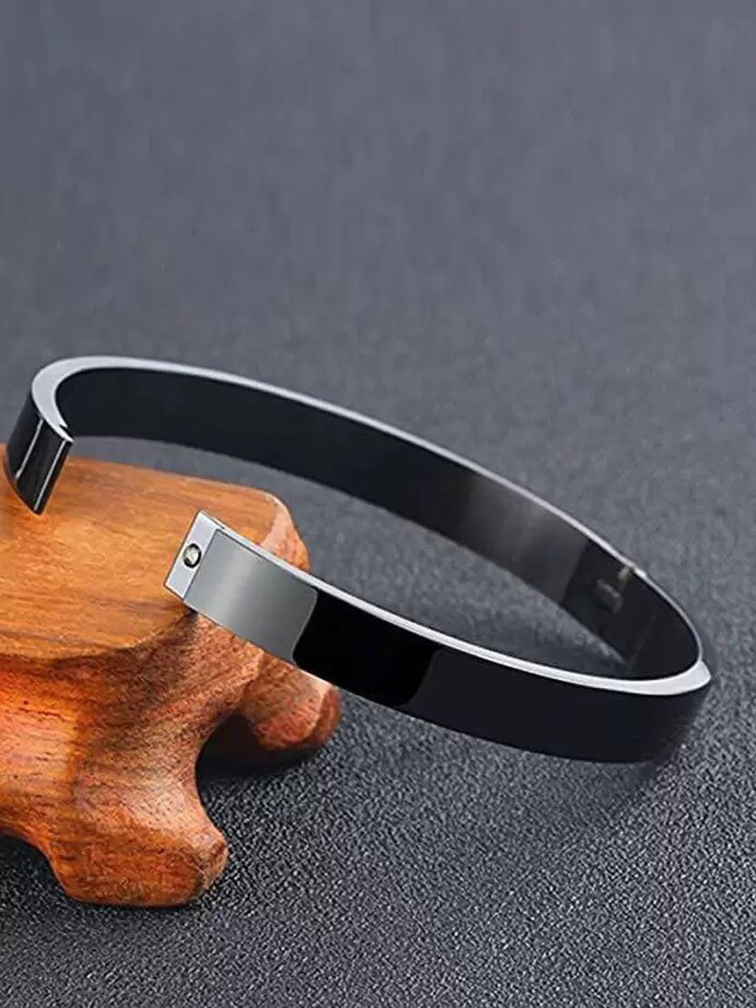 KRYSTALZ Stainless Steel Kada Bracelet & Necklace