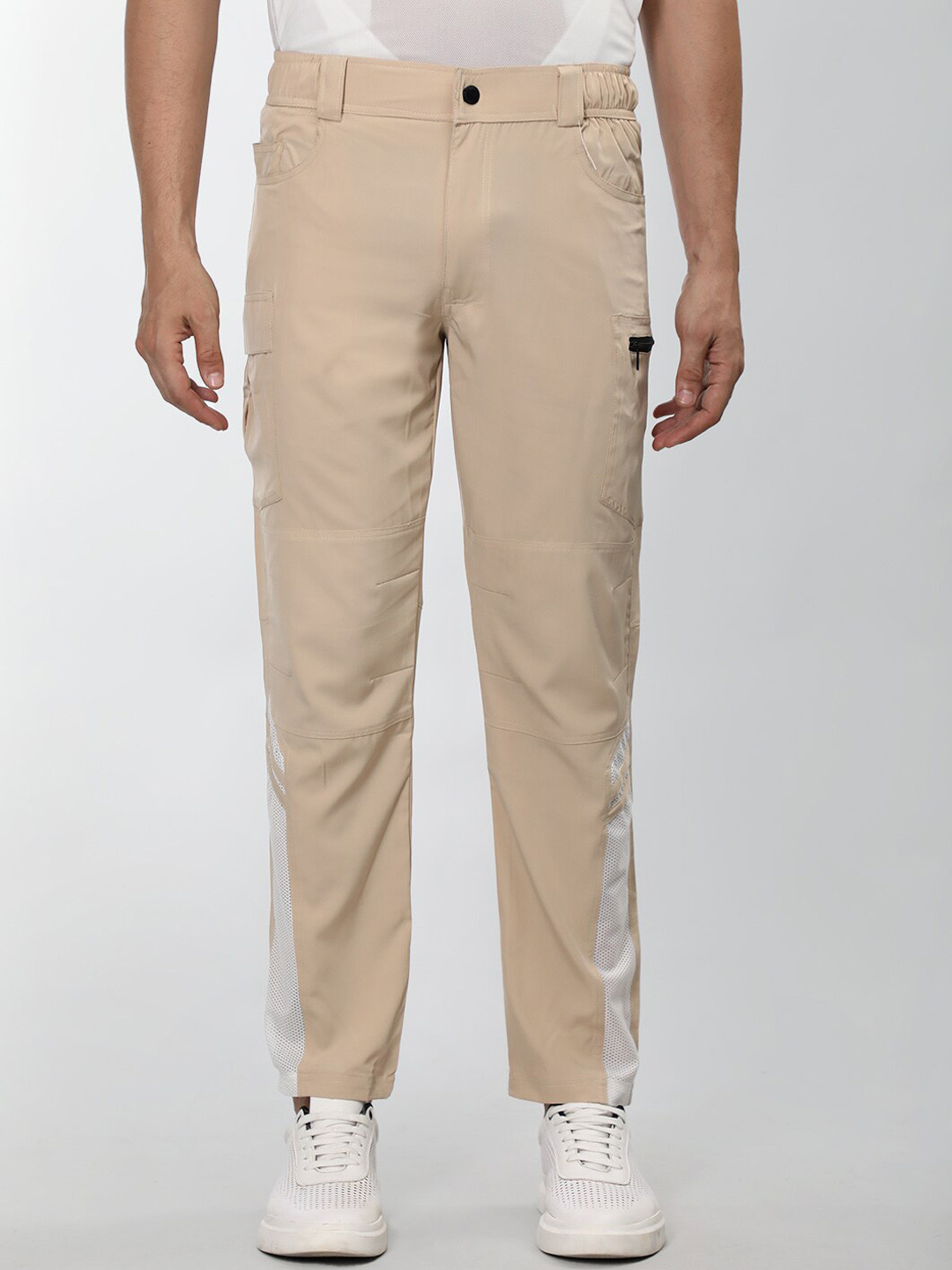 CHKOKKO Men Side Panel Sports Track Pants
