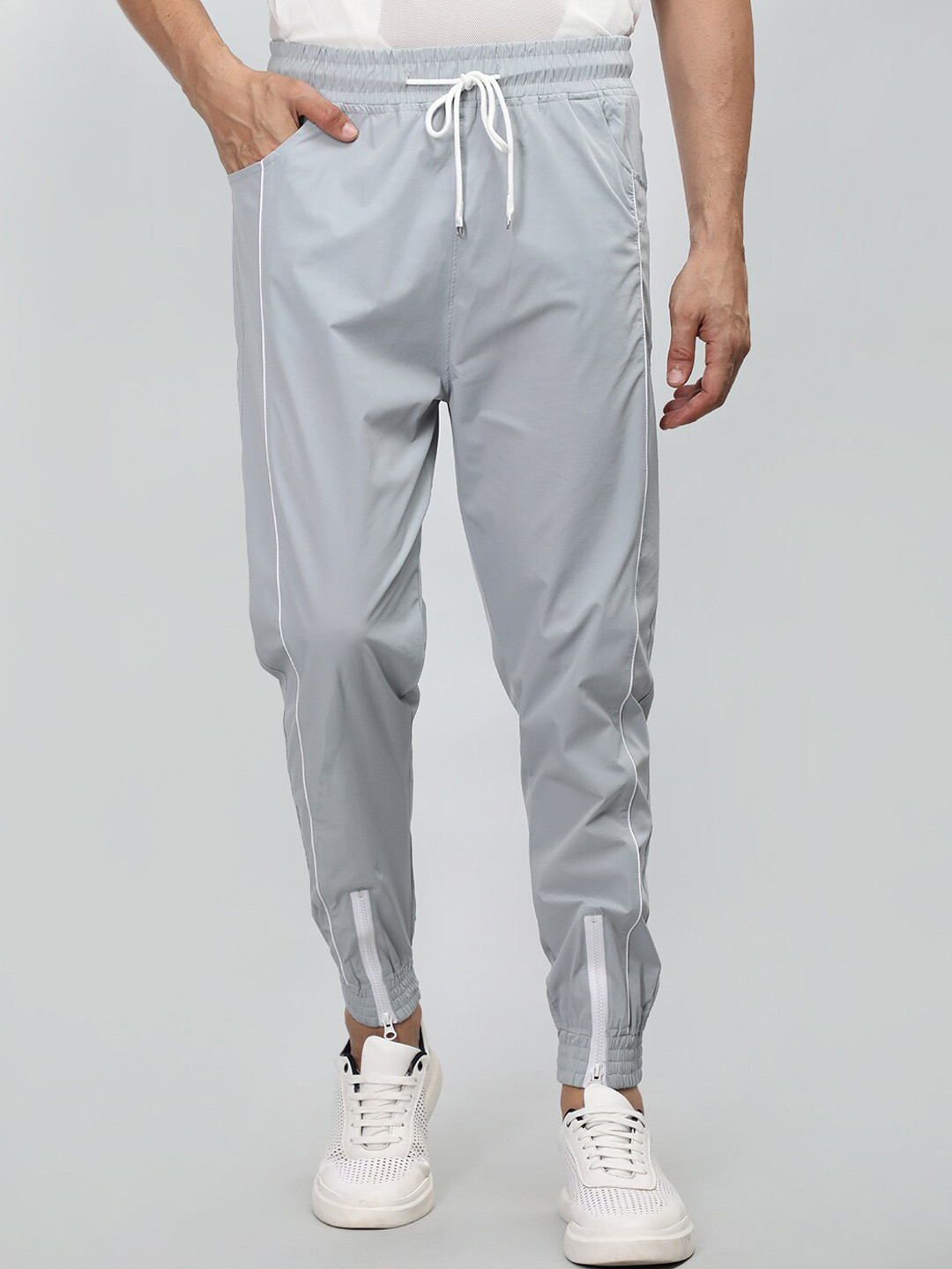 CHKOKKO Men Side Panel Sports Joggers