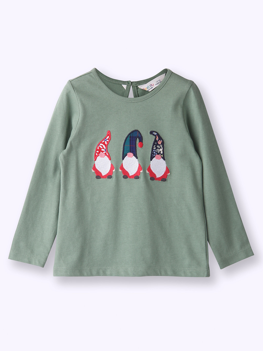 Beebay Girls Round Neck Pure Cotton Casual T-shirt