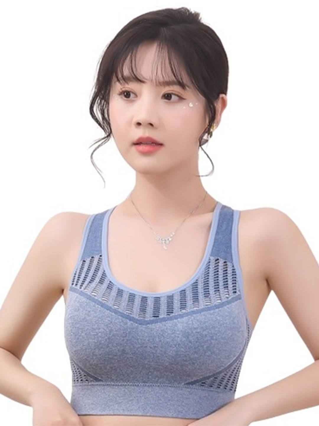 Alexvyan Self Design Full Coverage Rapid-Dry Workout Bra