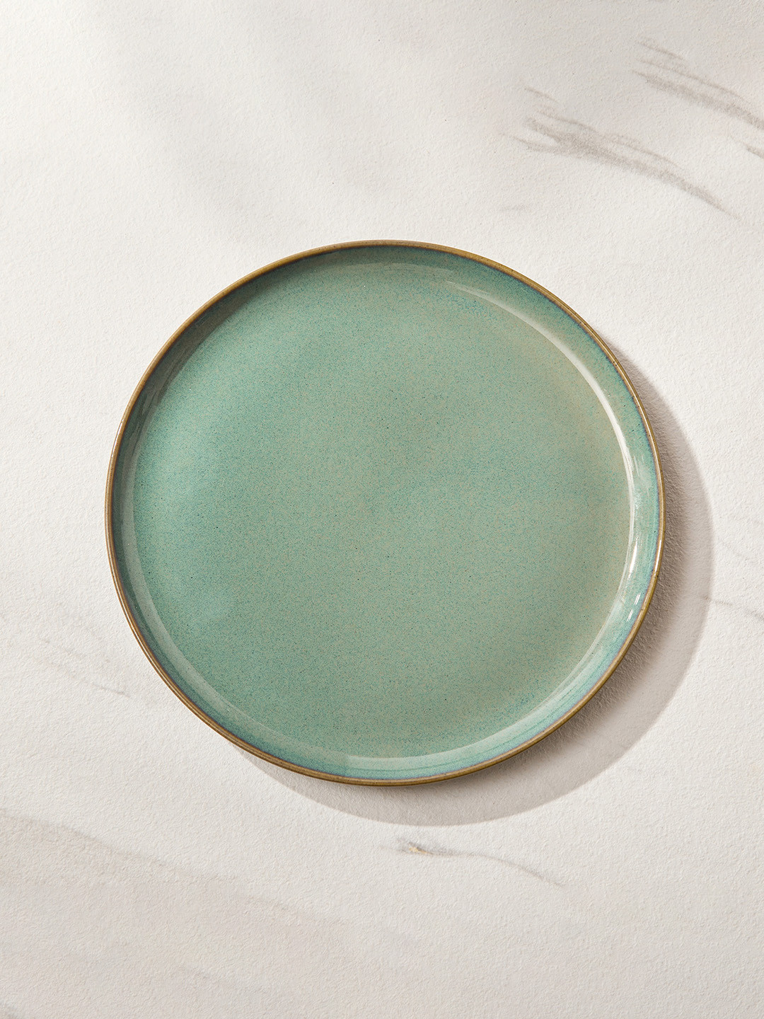 Home Centre Capiz Verde Green Serving Side Plate