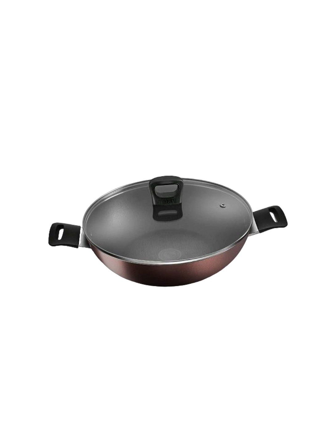 Tefal Day By Day Black Non-Stick Induction Base Kadhai With Lid 26 cm