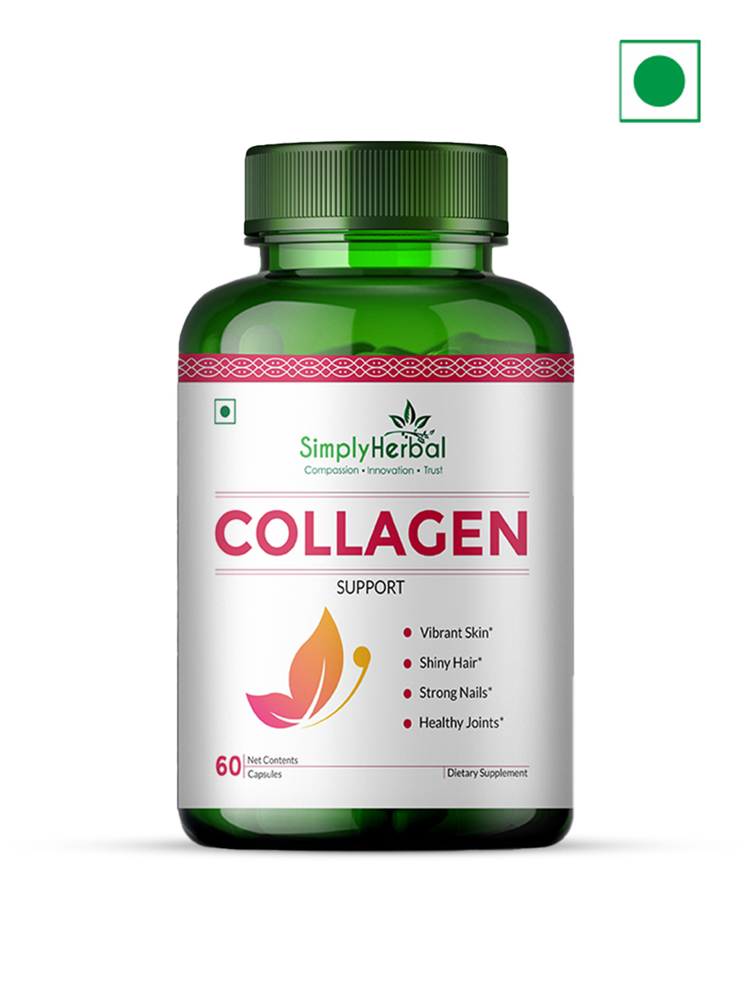 Simply Herbal Collagen Builder Capsules - 60 Capsules