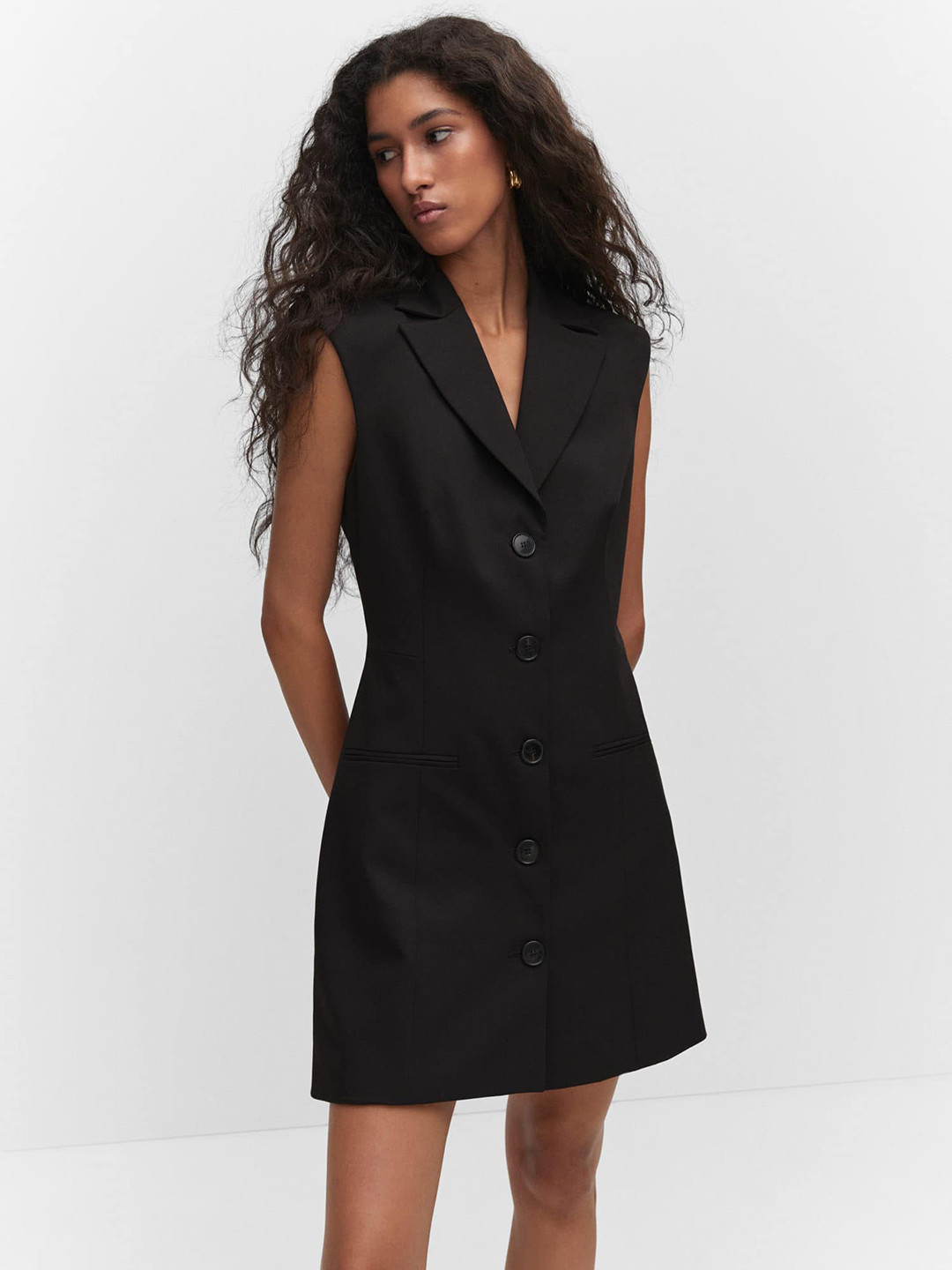 MANGO Mini Blazer Dress