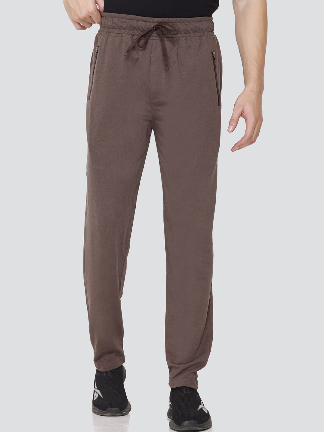JINXER Men Straight Fit Cotton Track Pants