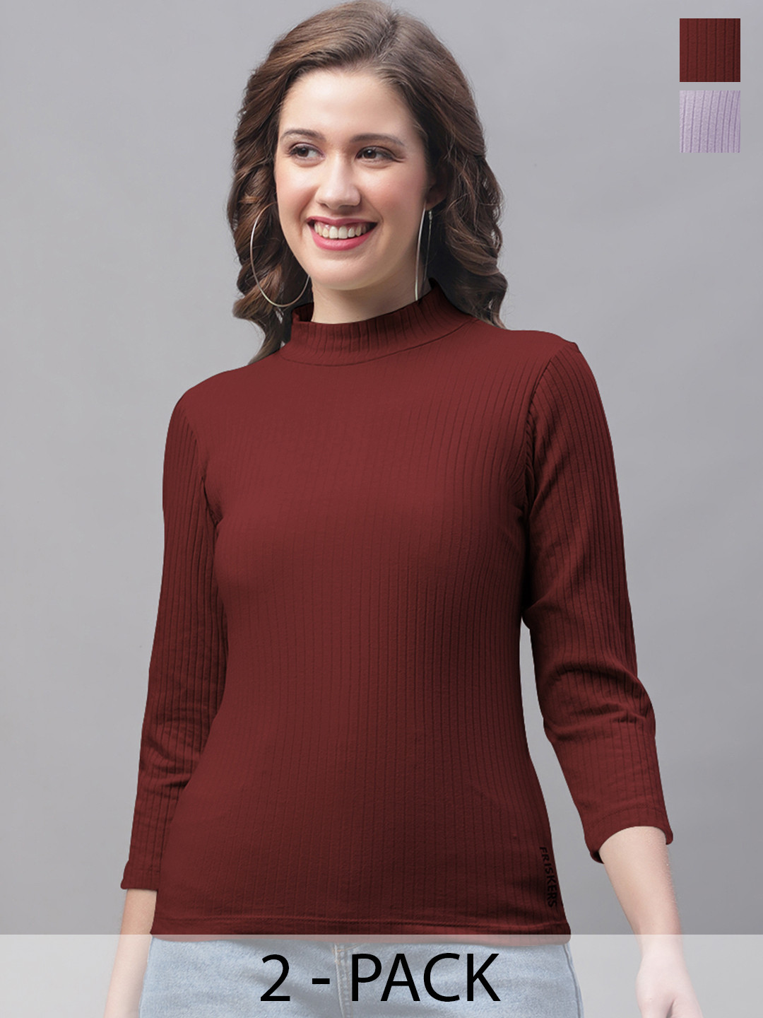 Friskers Maroon Top