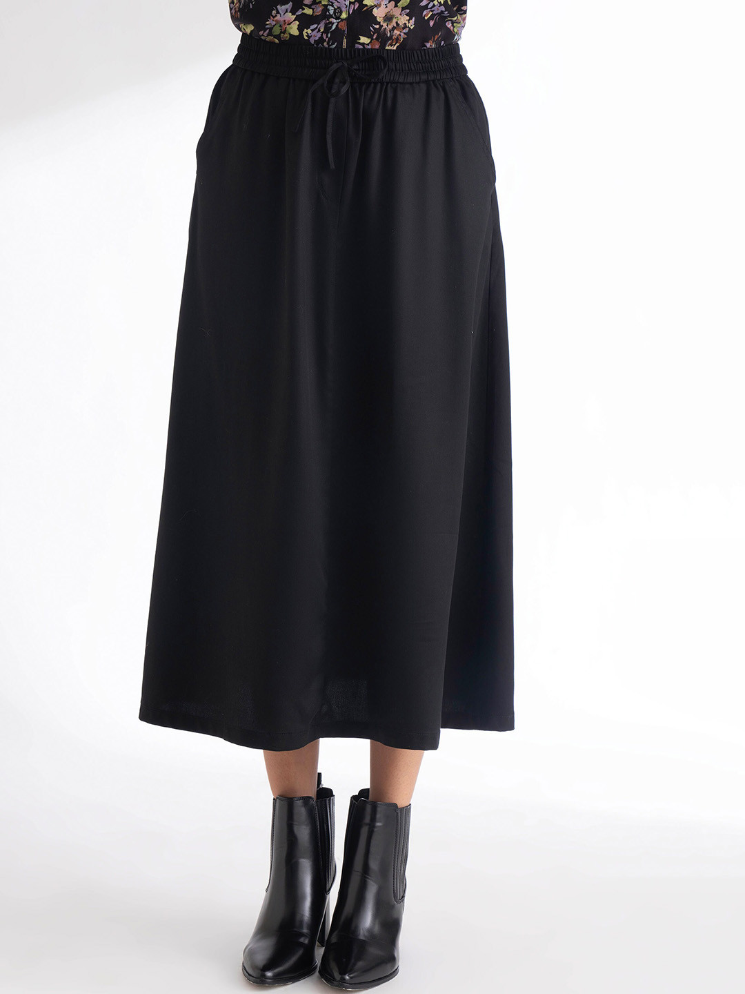 B.Copenhagen Flared Maxi Skirt