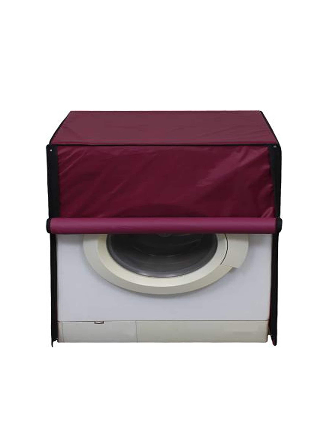 Dakshya Industries Maroon Washing Machine Cover