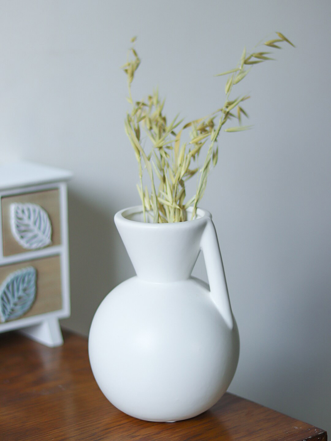 MARKET99 White Ceramic Vase