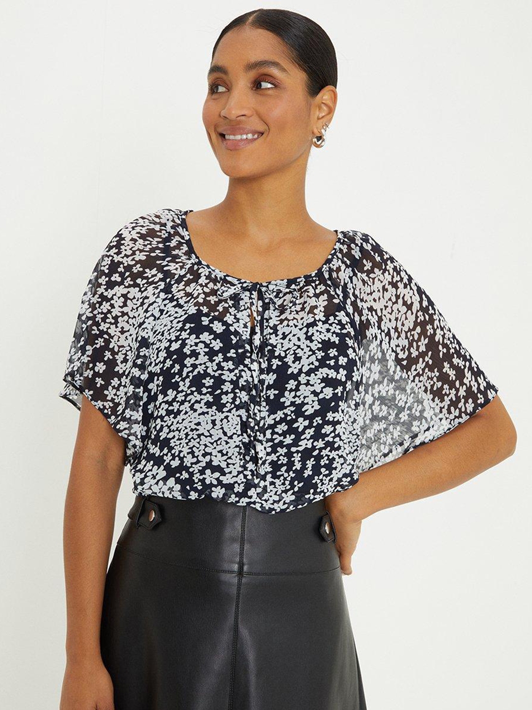 Dorothy perkins sales chiffon tops