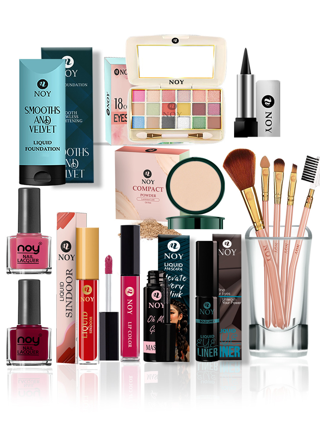 NOY Makeup Combo - Seamless Blend Of Beauty Essentials - Combo No 220