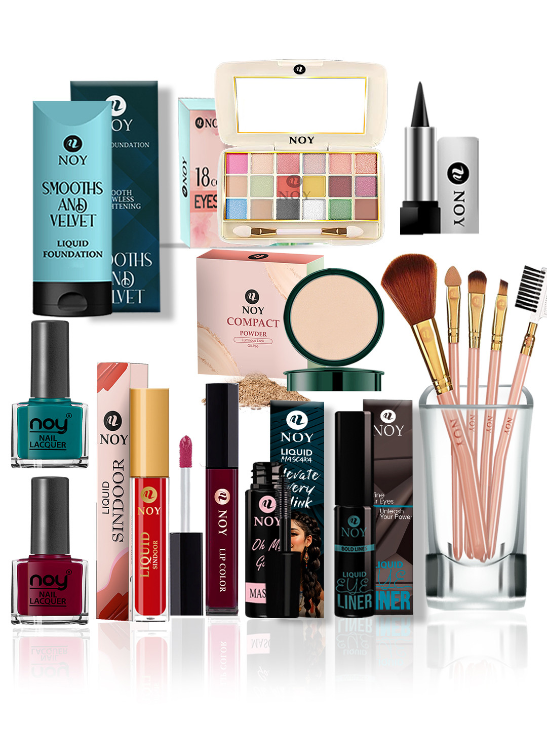 NOY Waterproof Makeup Combo - For Daily Wear Cruelty Free - Combo No 355
