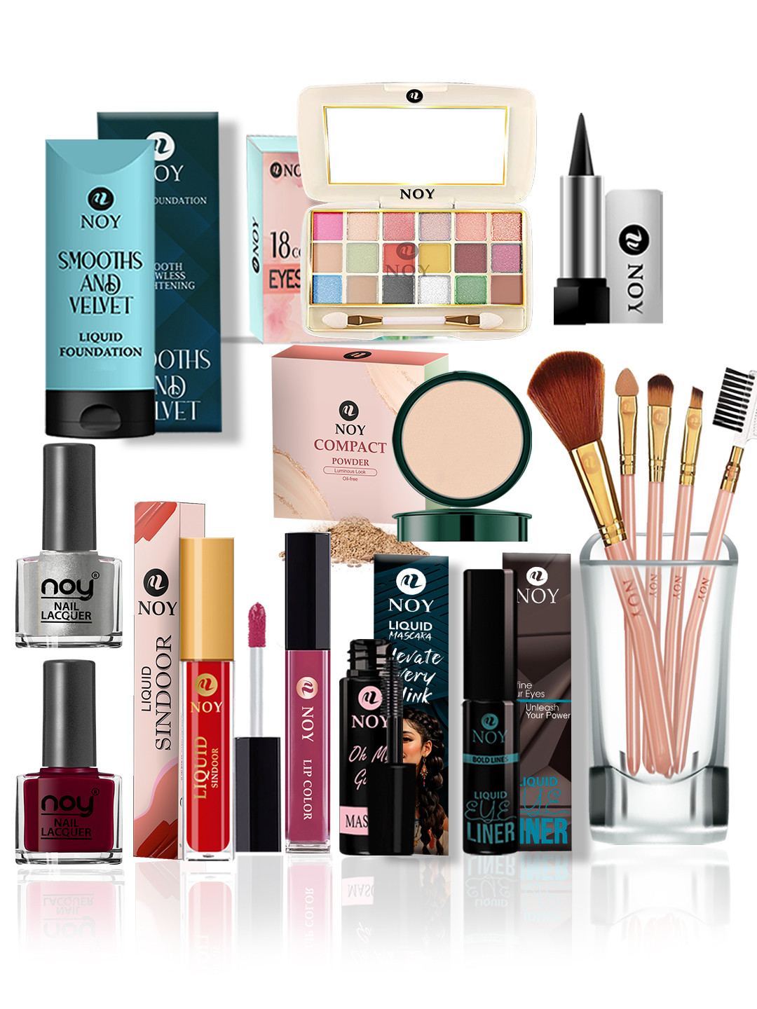 NOY Glamour Makeup Combo - Achieve Red Carpet-Worthy Beauty Every Time - Combo No 442