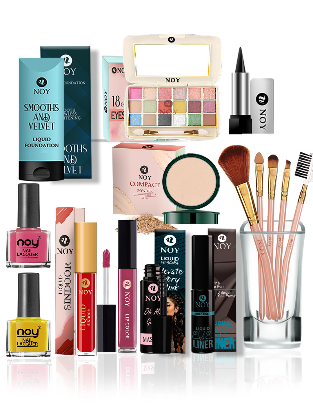 NOY Prodigy Makeup Combo - Expertly Matched For Makeup Brilliance - Combo No 202