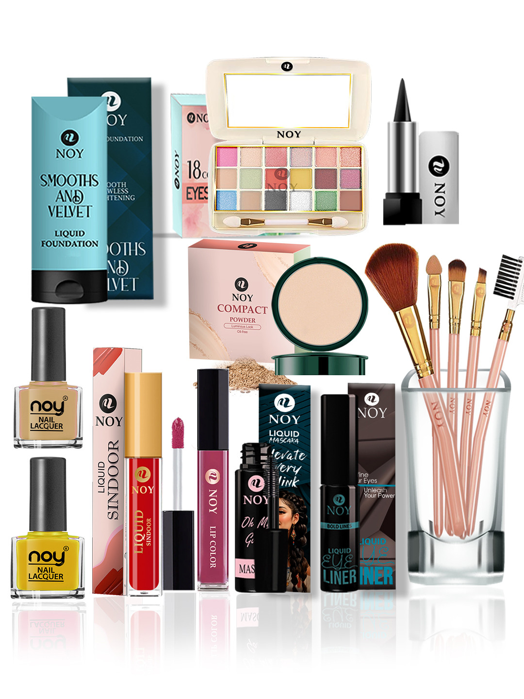 NOY Harmonia Makeup Combo - Balanced Beauty Achieved In Perfect Blend - Combo No. 122